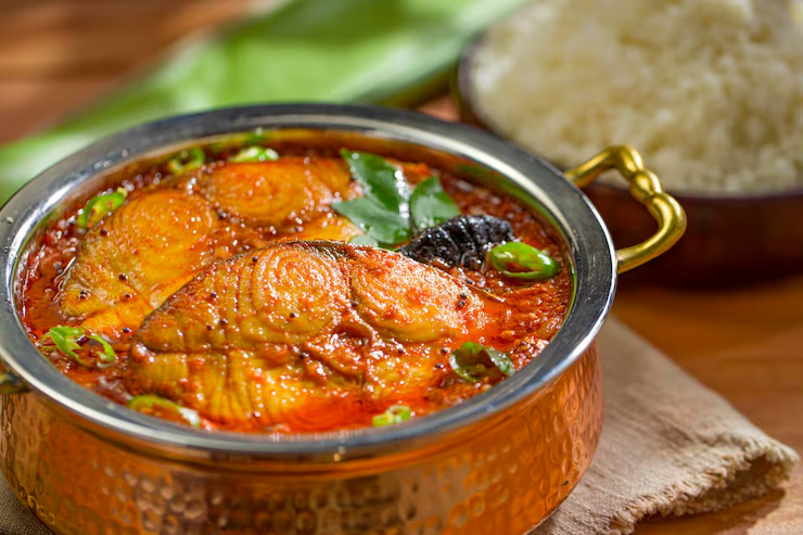 Kerala Coastal Curry – Fish or Shrimp