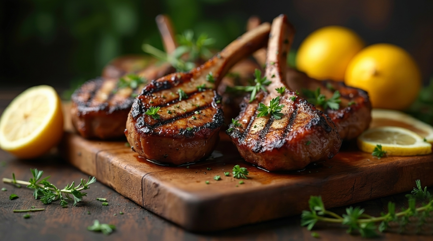 Coriander Lamb Chops